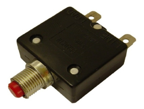 Imagen 1 de 2 de Protector De Circuito 30a 250vac (pulsador Rojo)