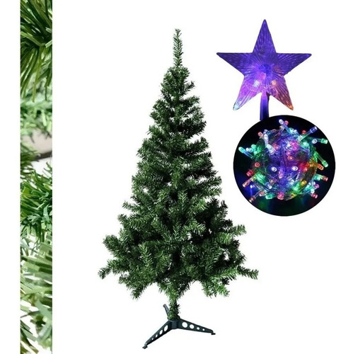 Imagen 2 de 9 de Arbol Navidad Canadiense Tupido 1,50 Cm Arbolito Navideño