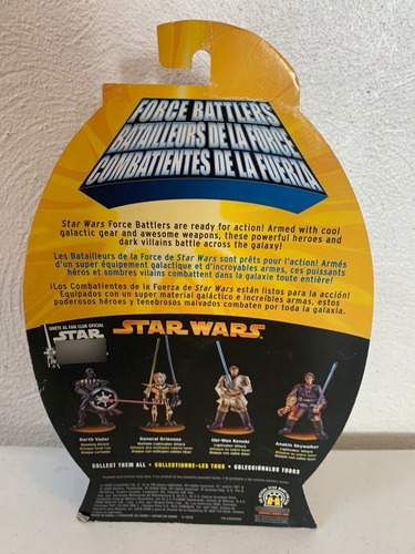 Hasbro Figura General Grievous Force Battlers Original