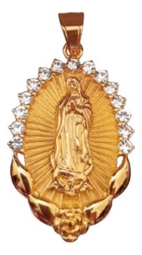 Dije De La Virgen De Guadalupe Enchapado En Oro 18k