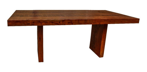 Mesa Jantar Pés Recuados Madeira Rustica 2,80x 1,20 X 0,78