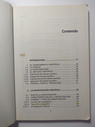 El Proceso De La Investigación Científica , Mario Tamayo Y T (Usado)