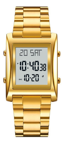 Reloj Digital De Negocios Con Correa De Acero For Hombre