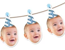 Comprar Primer Cumple Bebé Kit Imprimible Editamos Su Foto C\u002F Bonete