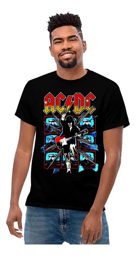 Playera Ac / Dc Diseño 09 Rock Grupos Musicales Beloma