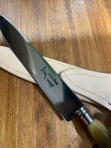 Imagen 6 de 10 de Cuchillo Solingen Guampa 16cm. Grabado Láser De Regalo