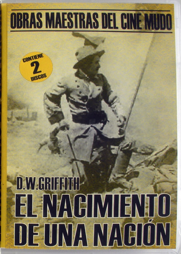 Dvd - El Nacimiento De Una Nacion - Dir.: Griffith - 2 Dvds