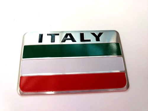 Emblema Bandera Italia Fiat Ferrari Massertti Abarth