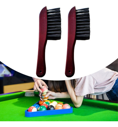 Cepillo Para Mesa De Billar, Herramienta De Rojo Oscuro