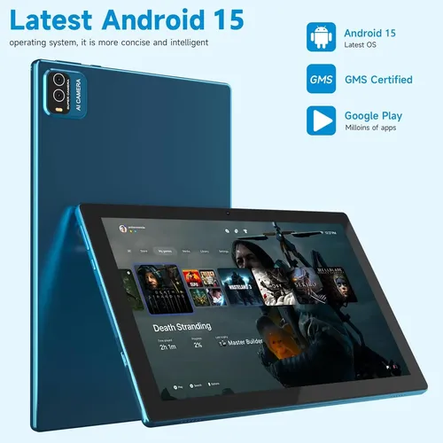 Tablet Android 15 10'' 18gb Ram+128gb Rom Azul Marino | Cuotas sin