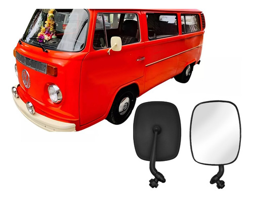 Combi Espejo Retrovisor 1600 Beige Negro Accesorios Izquierd