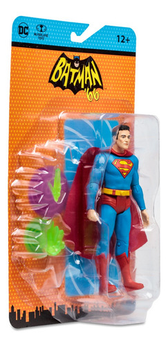 Figura De Acción Mcfarlane Dc Batman 66 - Superman 12