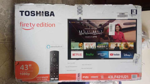 Tv Smart 43 Toshiba Funciona Con Alexa (Usado)