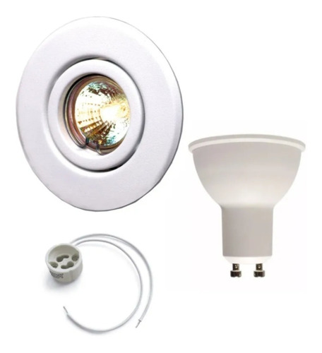 Embutido Luces Dicroicas Led 6w Spot Gu10 220v Jieli