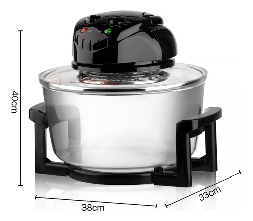 Horno Freidora De Aire Halogena Cesta Antiadherente Horno