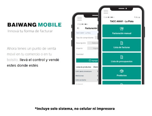 App Software Sistema Comercial De Facturacion Movil Celular