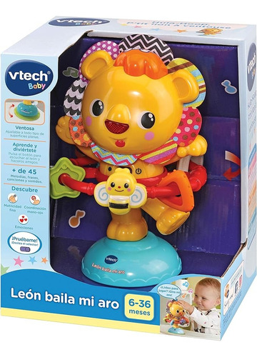 Vtech- León Baila Mi Aro Interactivo C+con Ventosa +45melod