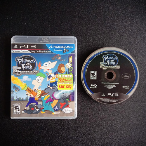 Phineas And Ferb Across The 2nd Dimension - Ps3 - Usado (Usado)