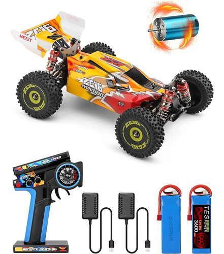 75kmh Coche Rc Sin Escobillas, Wltoys 144010 Coche De Contro