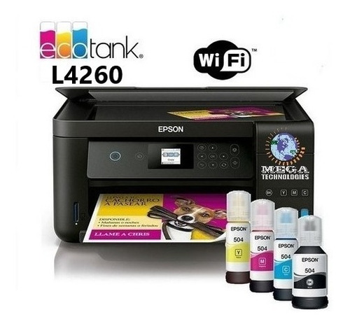 Epson L4260 Wifi Duplex Tinta Continua Sistema Original