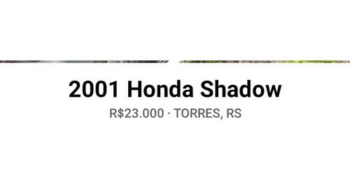 Honda Shadow 600cc