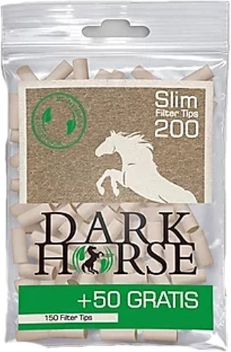 2000 Filtros Slim Orgánicos Pegamento Dark Horse     ( Ocb )
