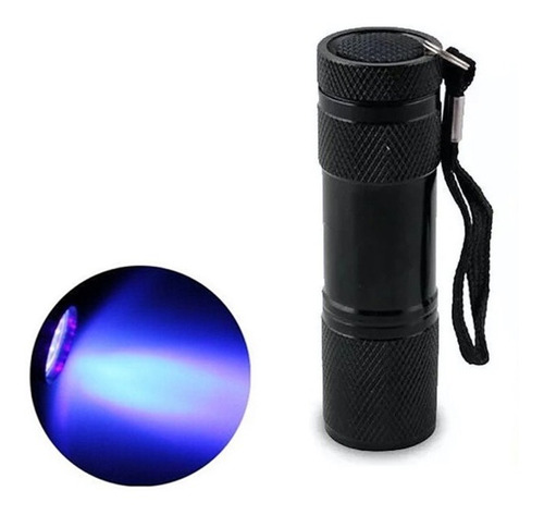 Linterna Uv Led Lampara Luz Azul Ultravioleta Negra