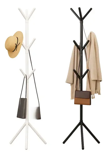 Mancebo Cabideiro Com Ganchos Organizador Arara Roupas Bolsa