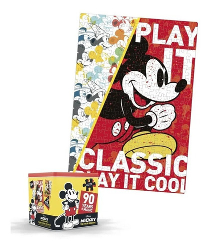 Rompecabezas Mickey Mouse 250 Piezas Caja Lujo Disney 