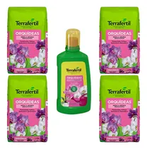 Comprar Sustrato Orquideas Terrafertil 5lts  X 4u. + Fertilizante