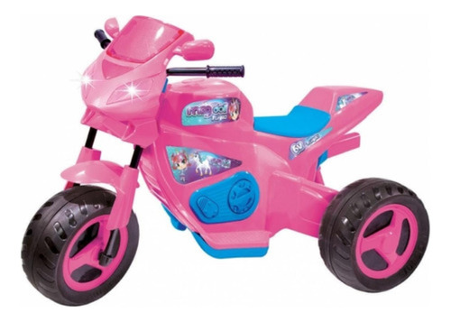 Mini Moto Elétrica Magic Toys 6v - Mini Motinha Turba Rosa 