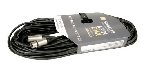 Cable Dmx Iluminación 30 Metros Stagelab Xlr-dmx-30m.