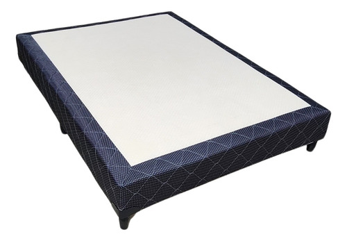 Base Sommier Ayfa Reforzada Resistente 2 Plazas 130x190 Color Negro
