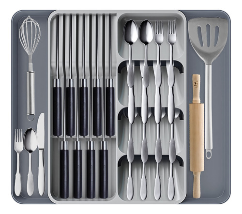 Organizador De Cubiertos De Cocina Extensible Y Extraíble 