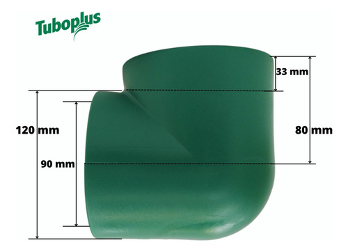 Codo De 90 X 90 Mm Tuboplus 200021