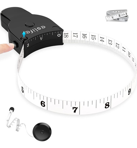 Cinta Metrica Corporal [bloqueo Automatico, Expulsion Y Retr