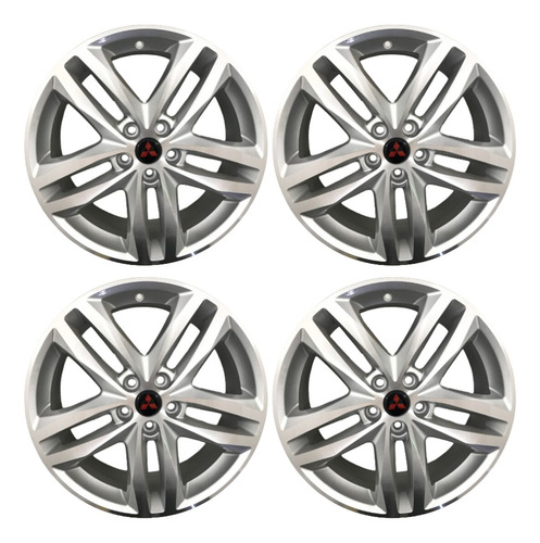 4 Rodas Aro 19 Mitsubishi Grandis Eclipse Cross Asx (3238)*