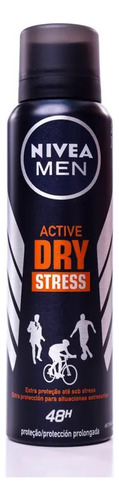 Desodorante Nivea Men Spray 150ml - Active Dry Stress