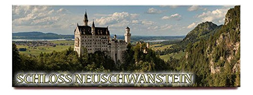 Imán Panorámico Para Nevera, Castillo De Neuschwanstein