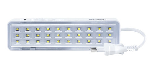 Imagem 1 de 4 de Luminária De Emergência 30 Led Intelbras 1 W 100v/240v