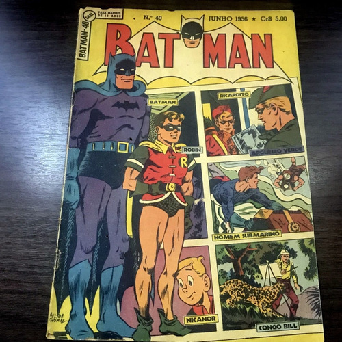 Batman N° 40 - 06/1956 - Bom Estado