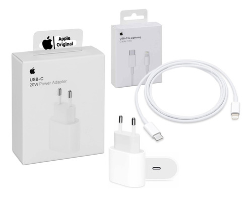 Cargador Rapido 20w + Cable 1m Para iPhone 14 13 12 11 iPad