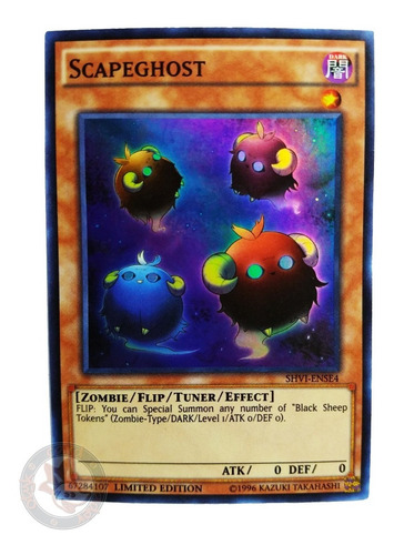 Imagen 1 de 1 de Yugi-oh! Scapeghost Shvi-ense4 Super
