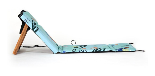 Imagen 5 de 10 de Reposera Plegable Kids Chilly Diseño Aqua