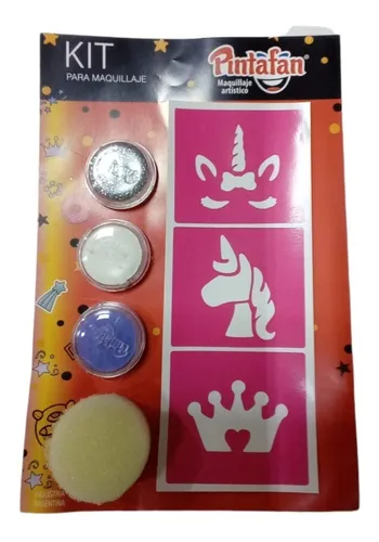 Kit Unicornio Acua Maquillaje Pintafan Hipoalergenico Kit Unicornio Acua Maquillaje Pintafan Hipoalergenico