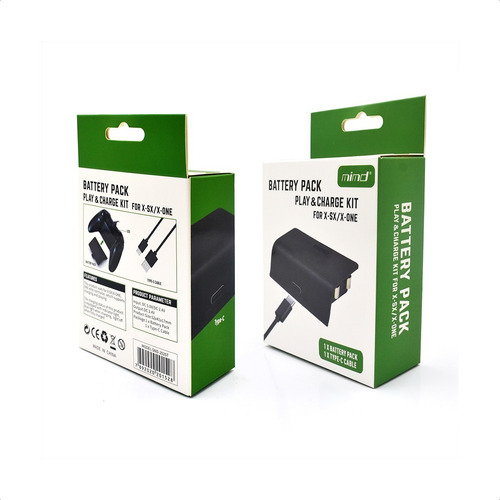 Imagen 3 de 5 de Kit Carga Y Juega Compatible Con Xbox Series S / X