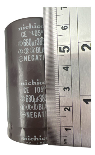 Capacitor Usado Nichicon Ce 105 C 680uf 385 Vdc (Usado)