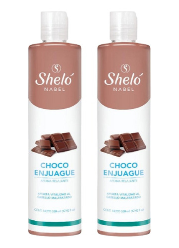 2 Pack Enjuague De Chocolate Shelo