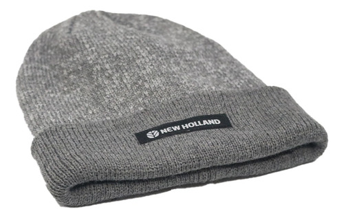 Gorro De Lana New Holland Gris Estacion Hogar