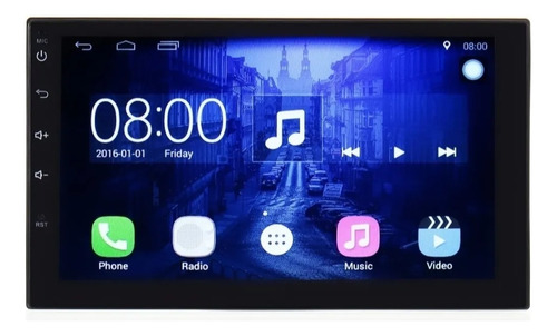 Auto Radio Android 7 Pulgadas Pantalla Táctil Bluetooth Wifi